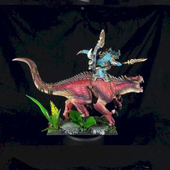 *NEW* Lizardmen Carnosaur Old Blood Kroq-Gar by Lil'Legend Studio by lilloser