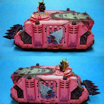 Slaanesh rhino - complete! by wereweevil