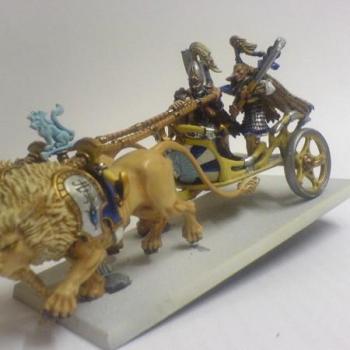 High Elf Lion Chariot of Chrace by Grhino