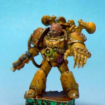 Plague Marine by mark of the dead