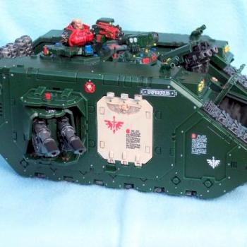 Dark Angels Land Raider by Cagazoma