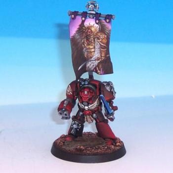 Blood Angels Terminator Seargent with Sanguinius Banner by BOCHI