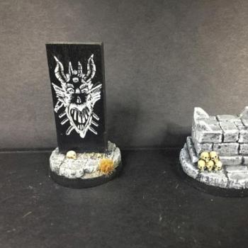 Lost Tales of Malal; Saga AOM Objective markers by Kaleb Daark