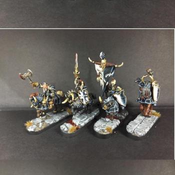 Lost Tales of Malal; Saga AOM Guards mounted by Kaleb Daark