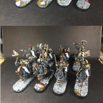 Lost Tales of Malal; Saga AOM Warriors mounted by Kaleb Daark