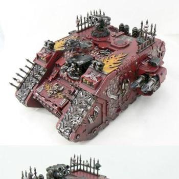 Word Bearers:  Landraider by darkartminiatures