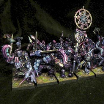 Slaanesh Warriors ans bsb by Wideen