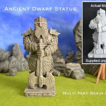 Ancient Dwarf Statue Terrain by hk1x1