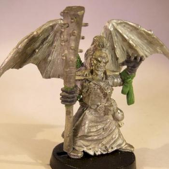 NECROMUNDA SCAVY LEADER / BOSS WITH WING by bood-war.miniatures