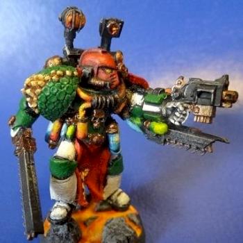 40K Salamander Space Marine Apothecary by gungagreg