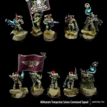 Militarum Tempestus Scions Command Squad by fantasygames.com.pl