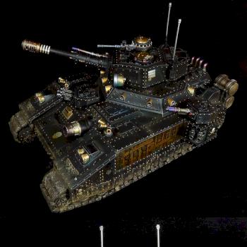 Frotress of Arrogance (Commissar Yarrick personal tank) by fantasygames.com.pl