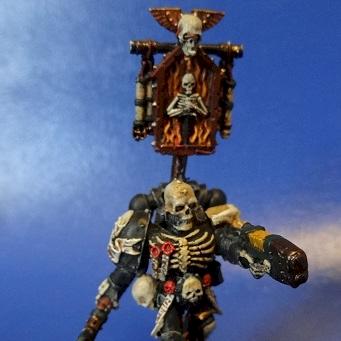 40K Space Marine Chaplin by gungagreg