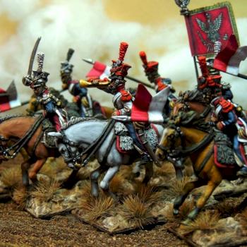 Polish uhlans by Thau