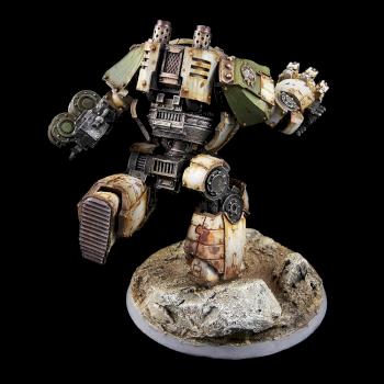 DEATH GUARD LEGION CONTEMPTOR DREADNOUGHT by H_u_r_a_k_a_n