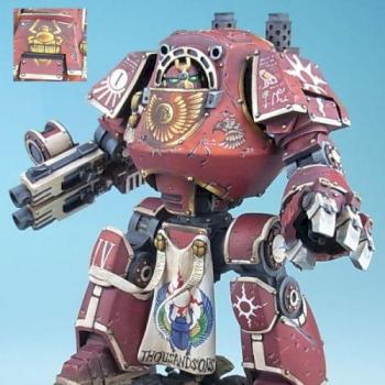 Pre-Heresy Thousand Sons Contemptor Dreadnought by QiaoZhong