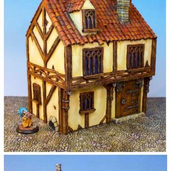 Medieval Fantasy Town House by dr willetts workshop