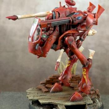 Eldar War Walker by megazord_man