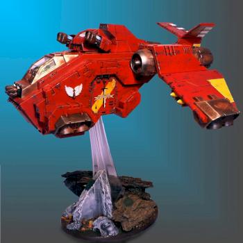 Blood Angels Stormraven by Mr_Johnson