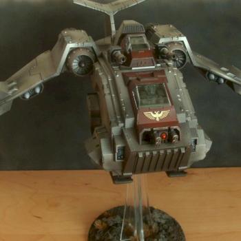 Grey Knights Stormraven Gunship by Ecchi