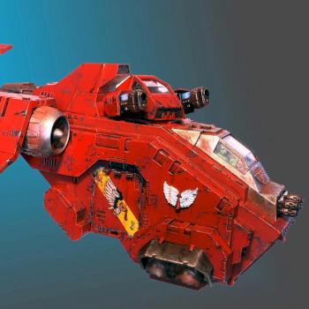 Blood Angels Stormraven by Mr_Johnson