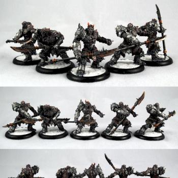 Blighted Ogrun Warmongers, Legion of Everblight by Pszito