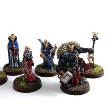 Daemonhunters =I= Inquisitor Lord Magnus & Retinue by Jas