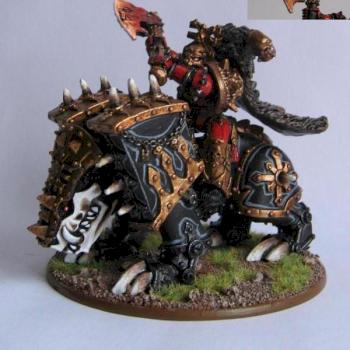 Khorne Lord on Juggernaut Conversion by Scotybalboa