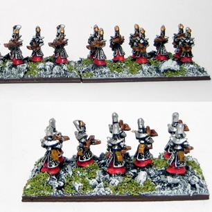 Warmaster (10mm) Dark Elf Crossbowmen by legdba