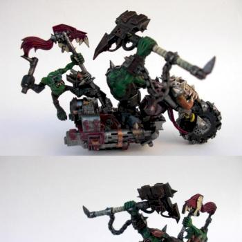 Ork biker nob by chaos877