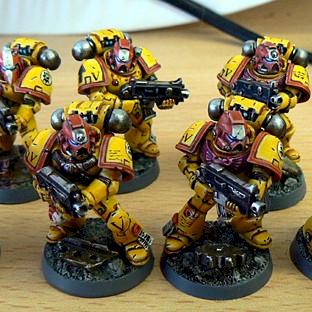 Imperial Fists tactical marines by darkartminiatures