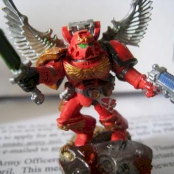 Blood Angel Captain by mr.bman