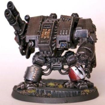 grey knights space marine dreadnought by bamcky2k