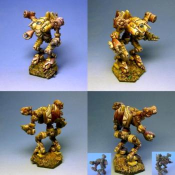 Dimacheri / Saber Sculpt Battletech Mech by shadow cb