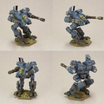 CAV Viper Warhawk (my proxy for a WH40K Tau Commander Battlesuit) by Shades