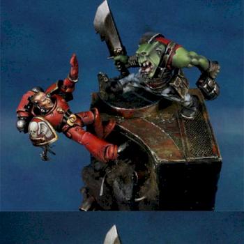 Ork Vs Blood Angel - This...is...WAAAGH!!! by paloji