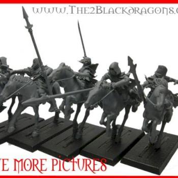 Warhammer fantasy 5 Dunkelelfen Dark elves black riders by Beowahr