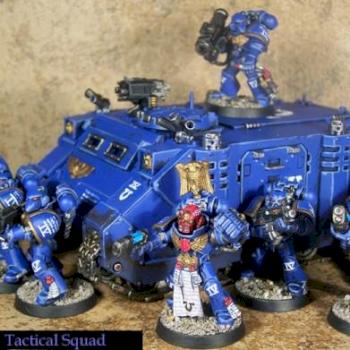 Ultramarines Tactical Squad by blue moon miniatures by bluemoonminiatures