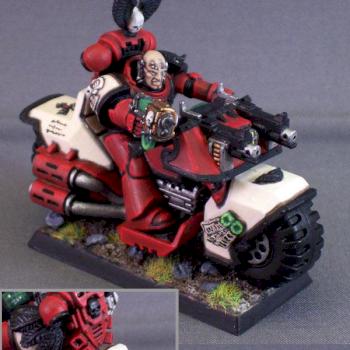 Blood Ravens Biker Commander by FrozenSloth