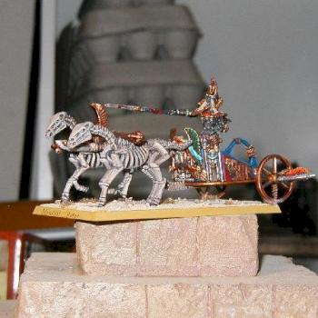 Tomb king in chariot by IG yarrick