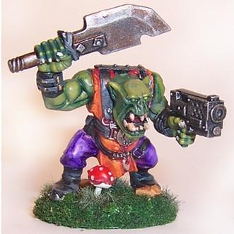 Space Ork in Complimentary Triad by Clint