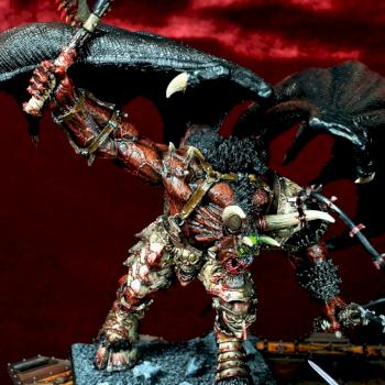 Daemon Lord VS Grey Knights (Complete view of Daemon) by Slydog