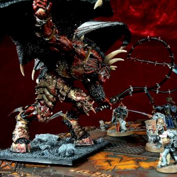 Daemon Lord of Khorne VS Grey Knights by Slydog