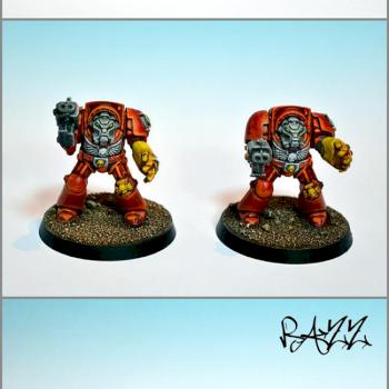 Warhammer 40k Blood Angels Terminators oop by Razz