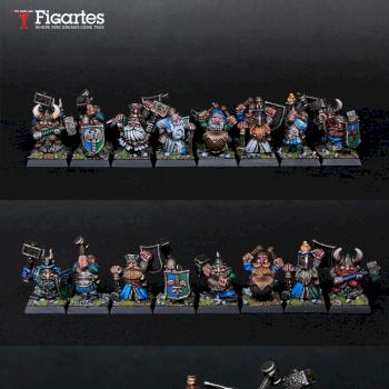 Dwarf Hammerers unit by Szary