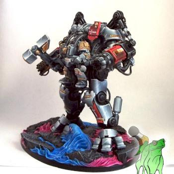 Grey Knight Nemesis Dreadknight by Toadpainter