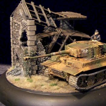 Tiger 1 Diorama (Bolt Action, Warlord Games) by rolling thunder