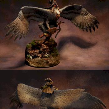 Radagast on Great Eagle by mertaal