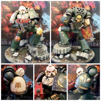 120mm Forgeworld Space Marine by Sycotic