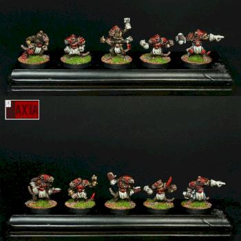 Bloodbowl Skaven team painted on commission! by axia